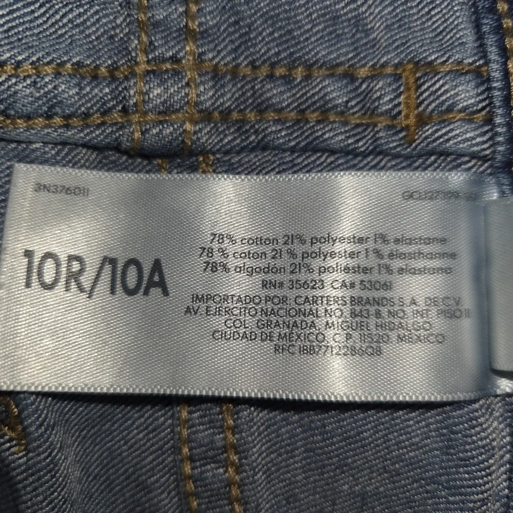 OshKosh B'Gosh Boys 10R Osh Kosh Classic Jeans Adjustable Waist Pant Medium Wash